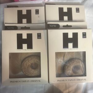4 packs Premium Tape-In HotHeads Hair Extensions - 18/25/613